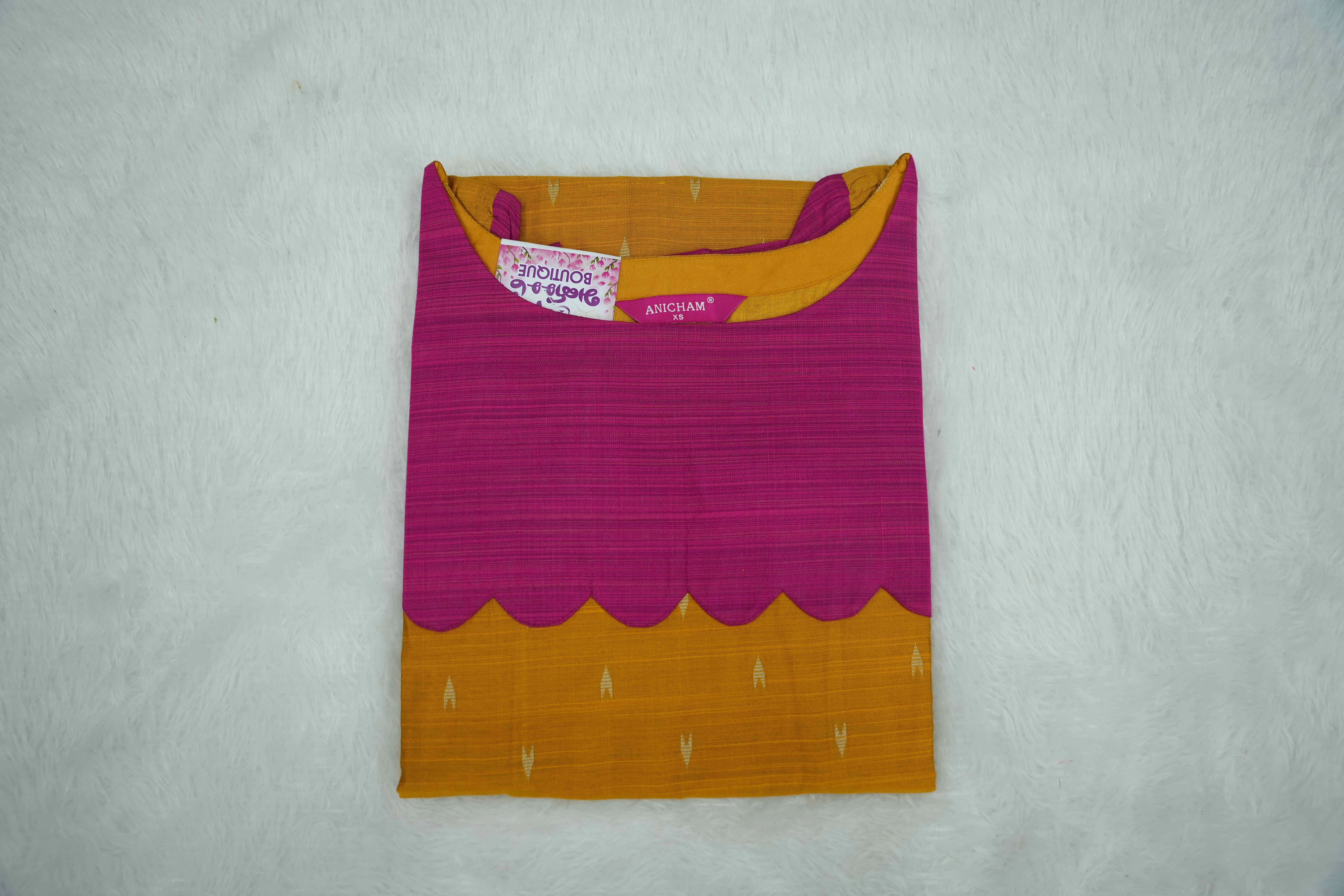 YELLOW ROSE KURTI SET