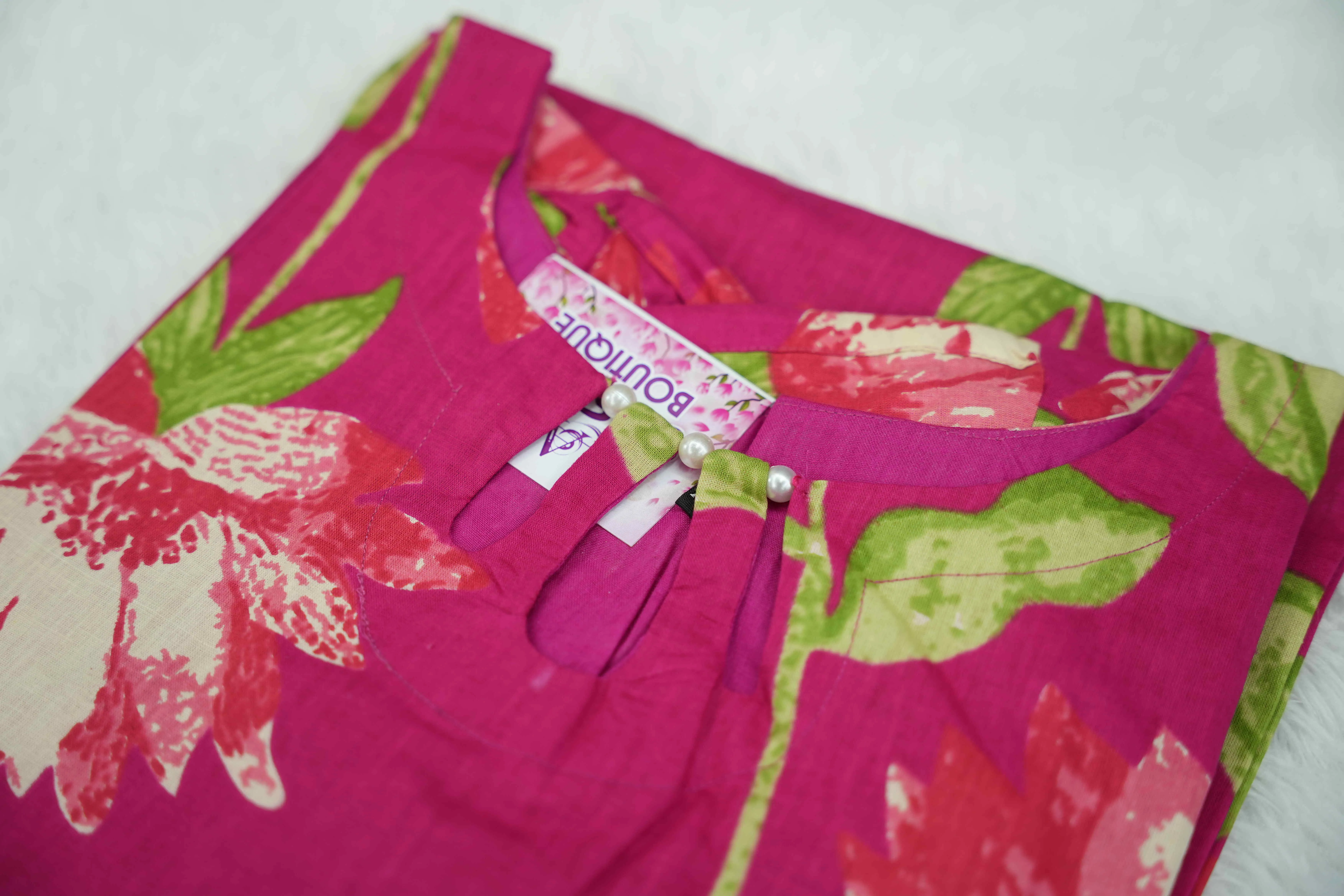 Pink With Green Co Ords