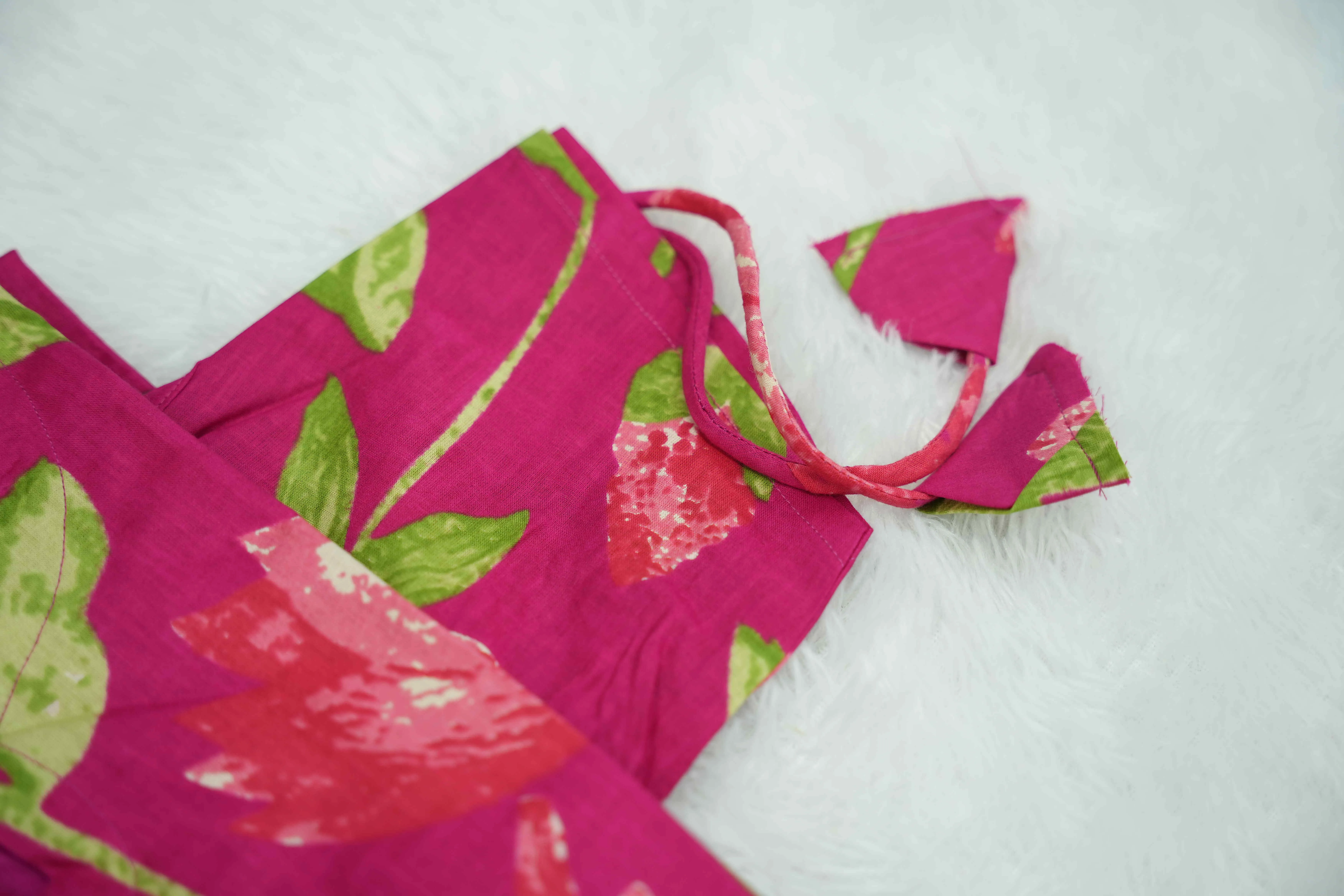 Pink With Green Co Ords Set