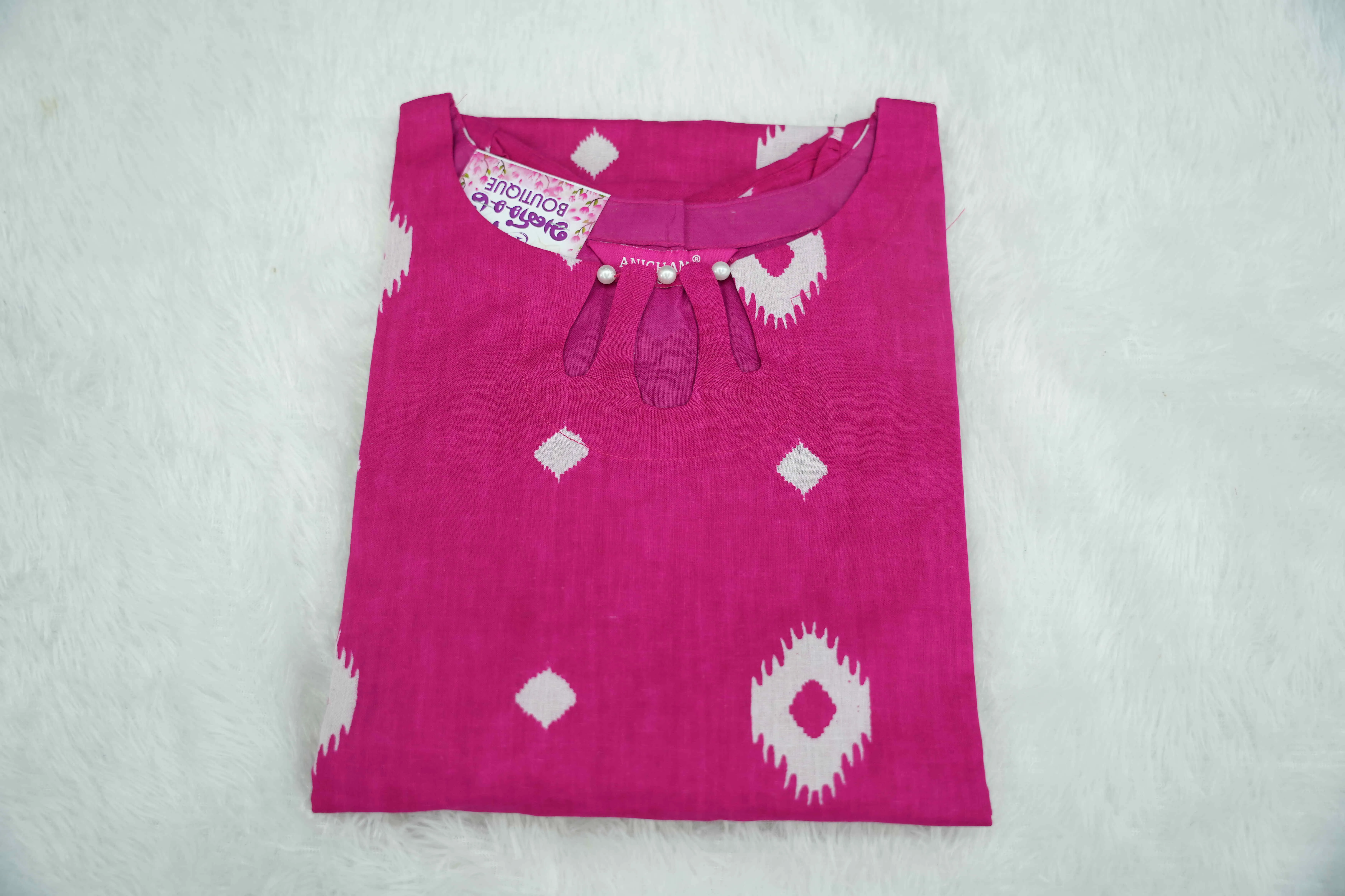 Pink With White Co-ords Set