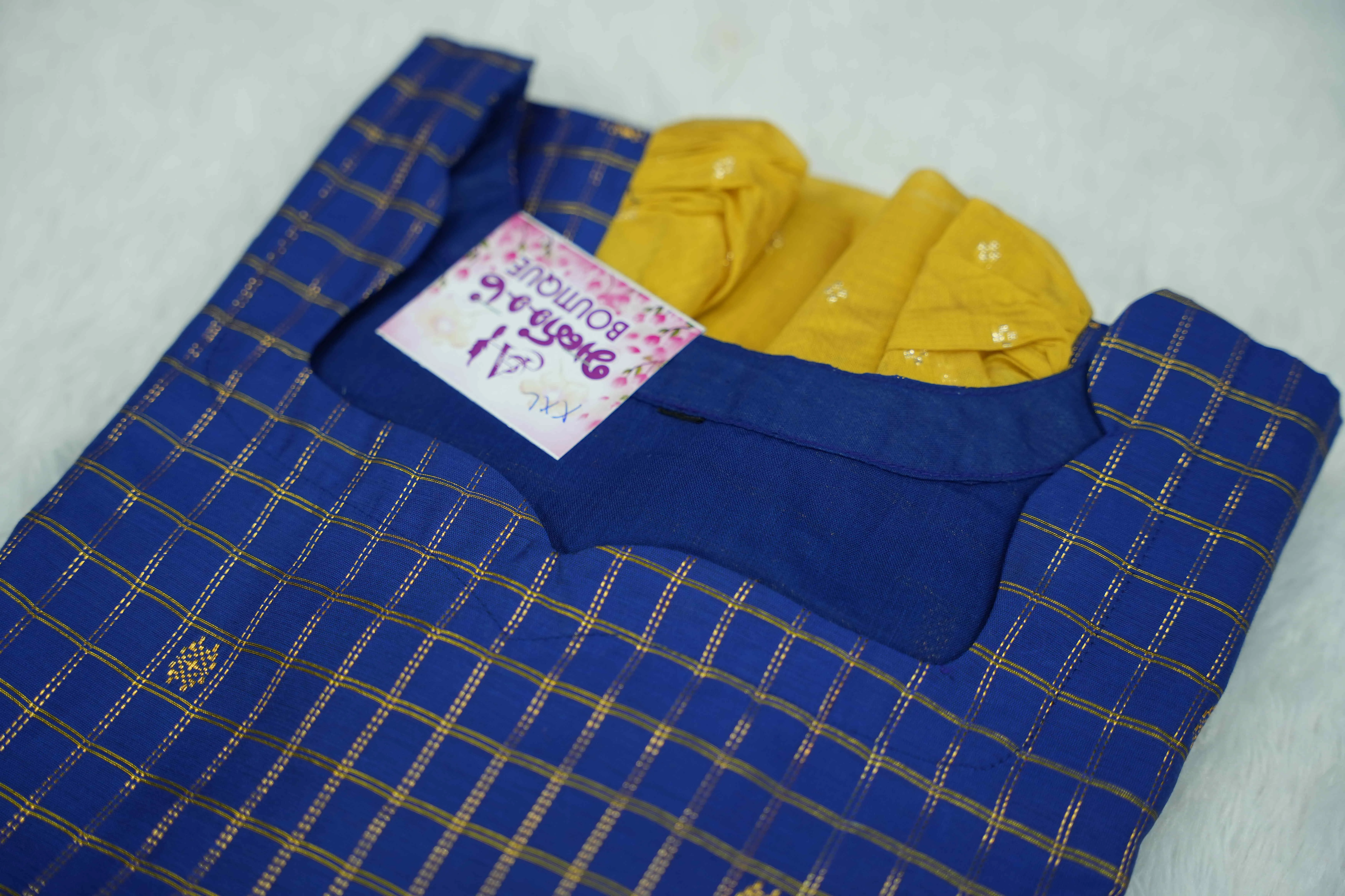 ROYAL BLUE YELLOW SLEEVE