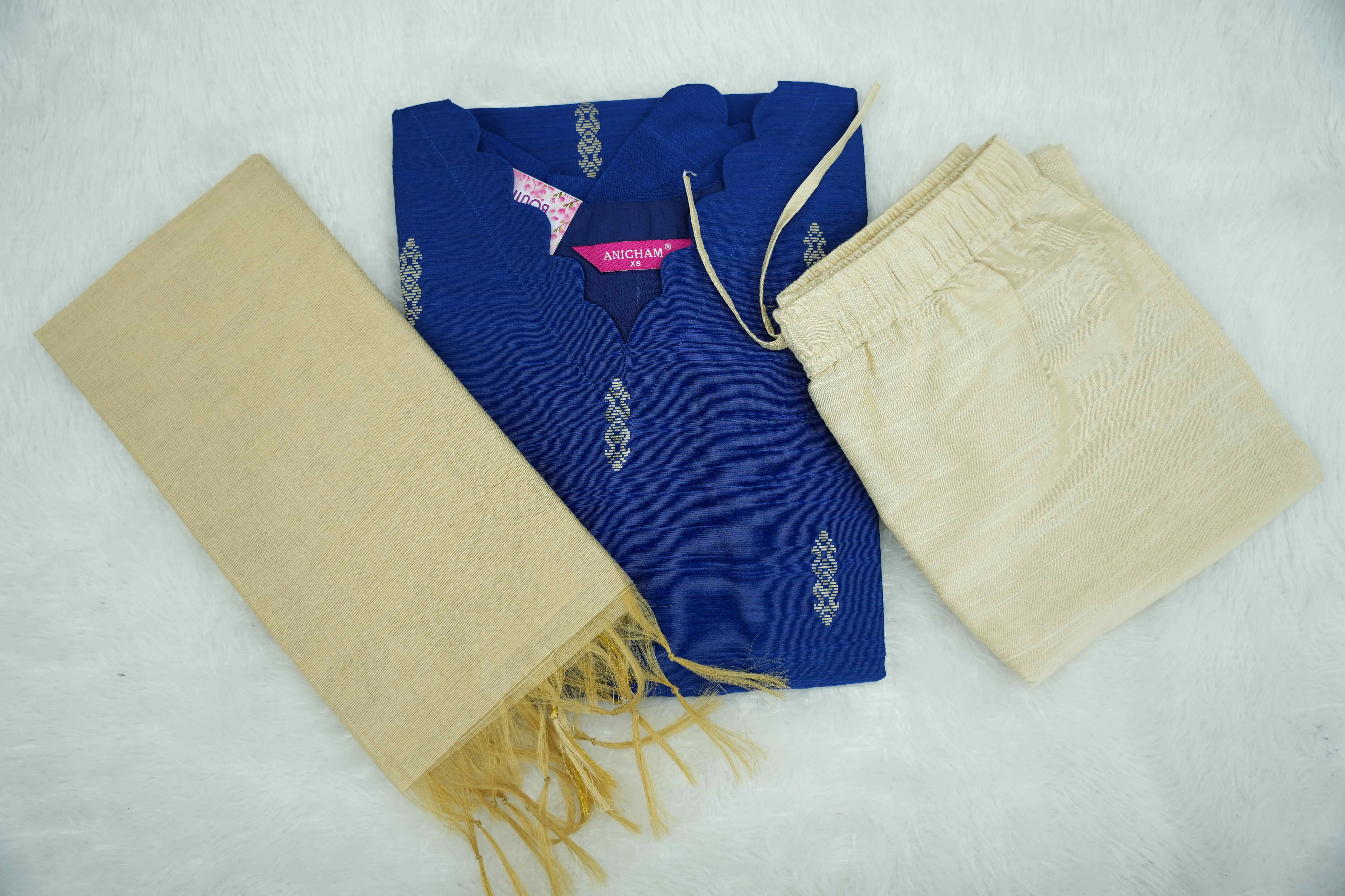 Ujala Blue Dress Set