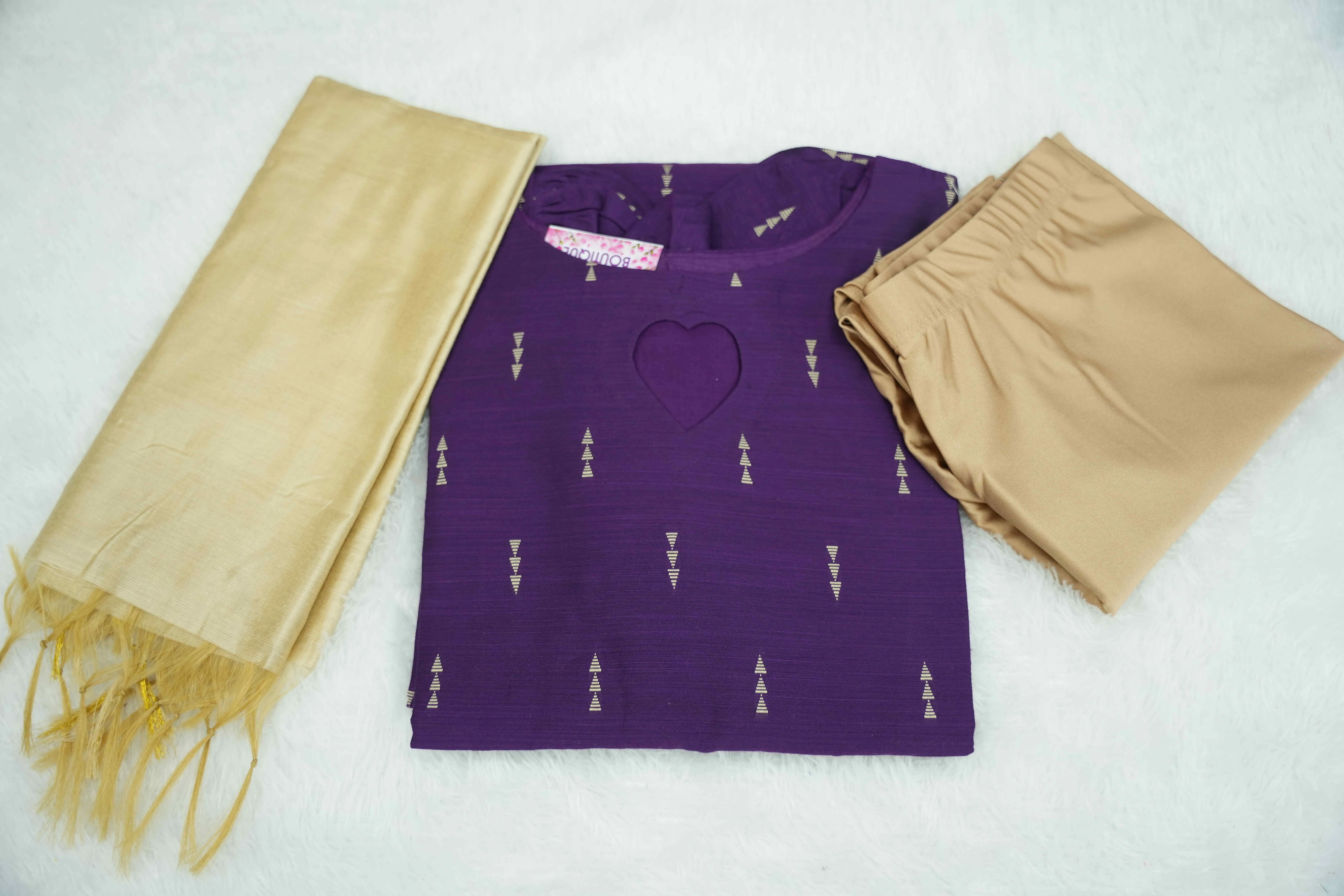 Violet Heart Top Set