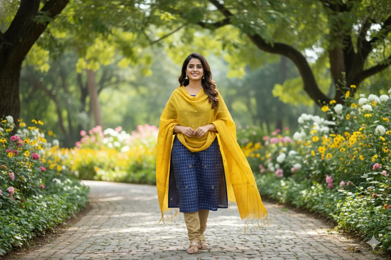 ROYAL BLUE YELLOW SLEEVE Set