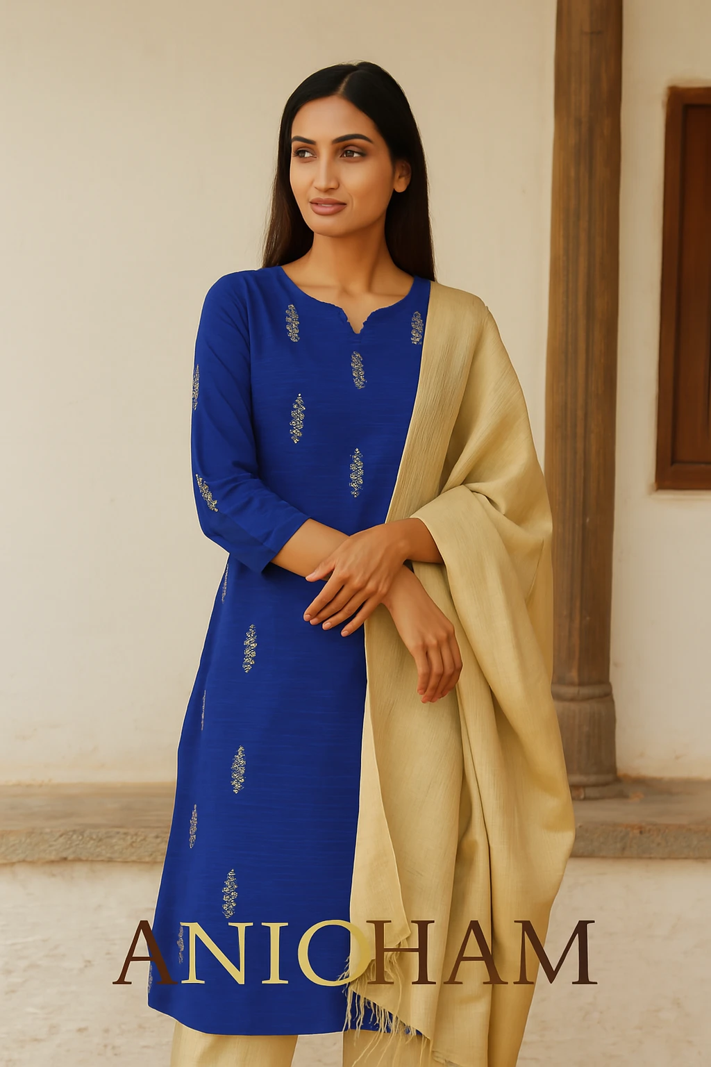 Ujala Blue Dress Set
