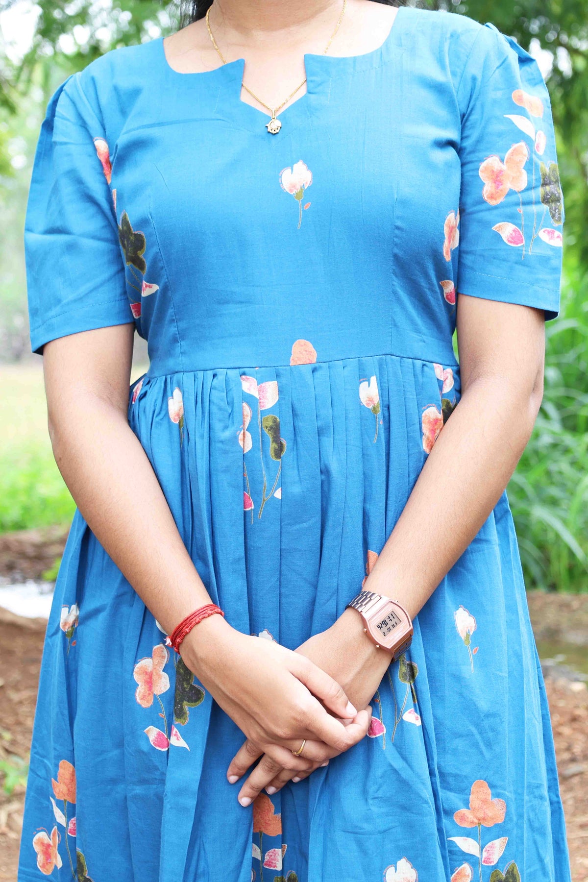 vaanavil hand paint maxi