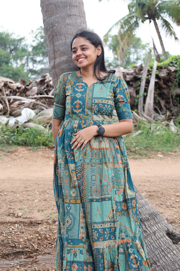 green geo long maxi