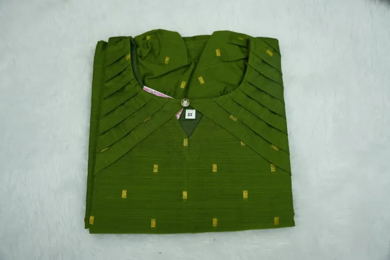 Pleated Green