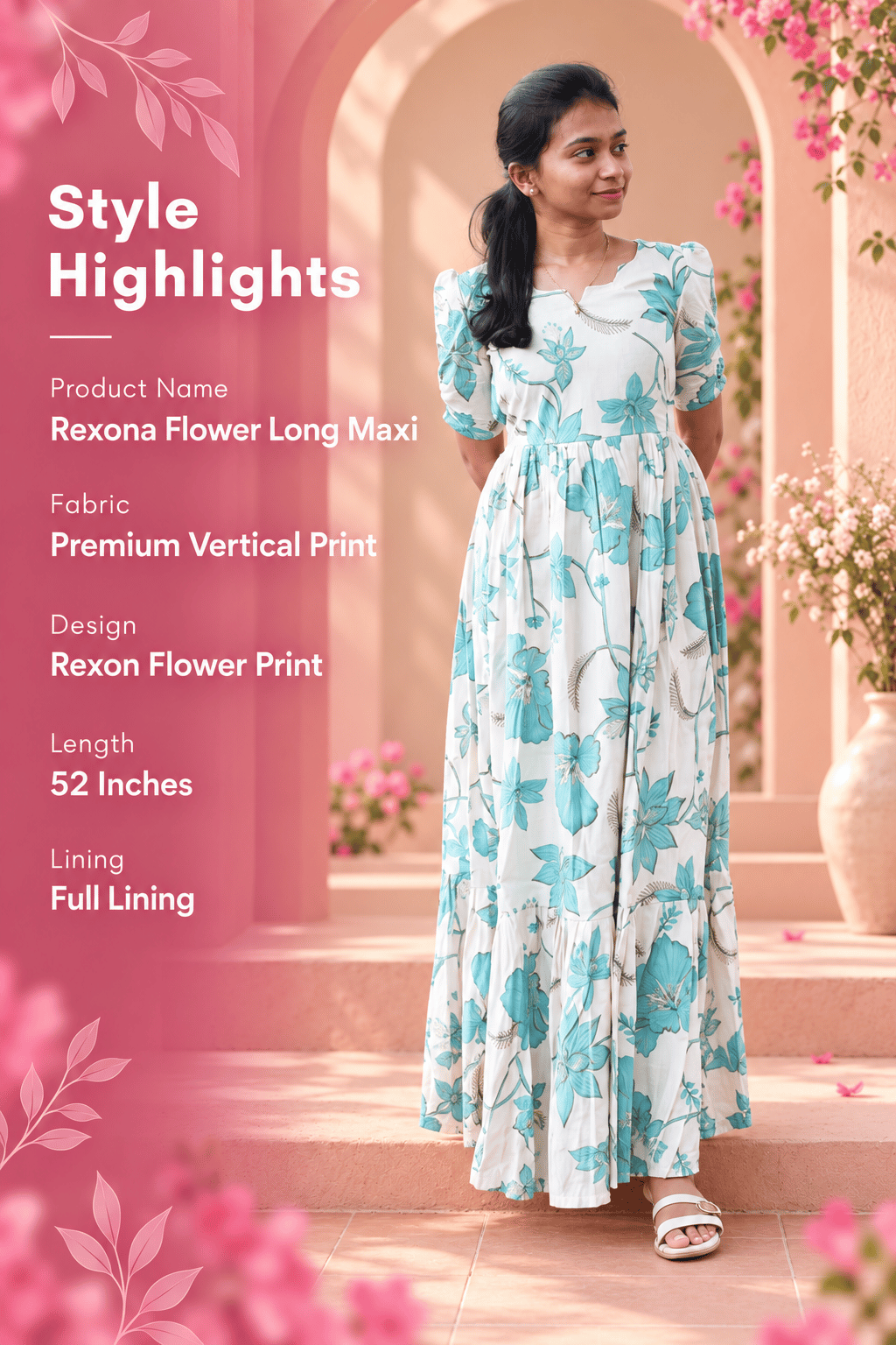 rexona flower long maxi
