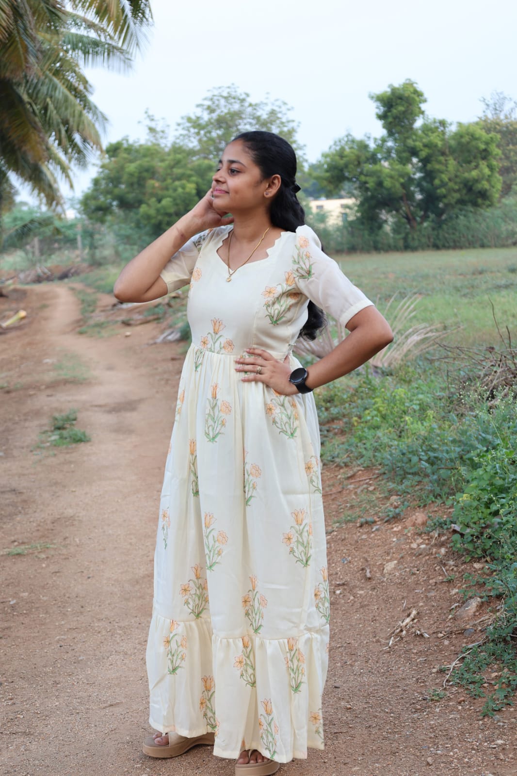 yellow ani maxi