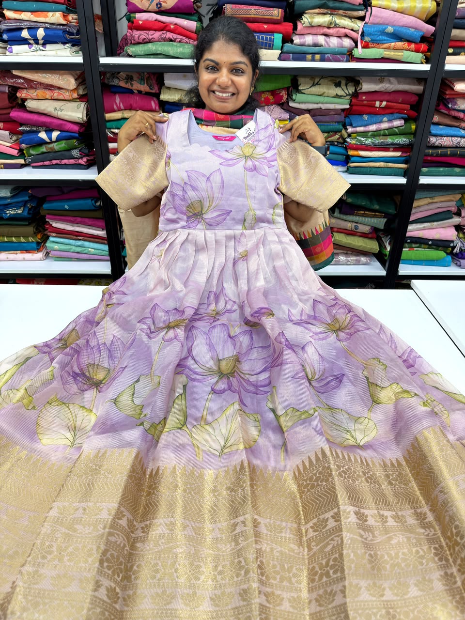 lavender lotus maxi