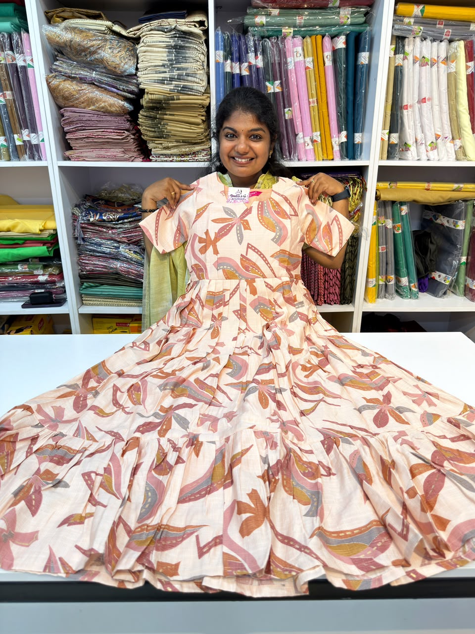 peach petal maxi