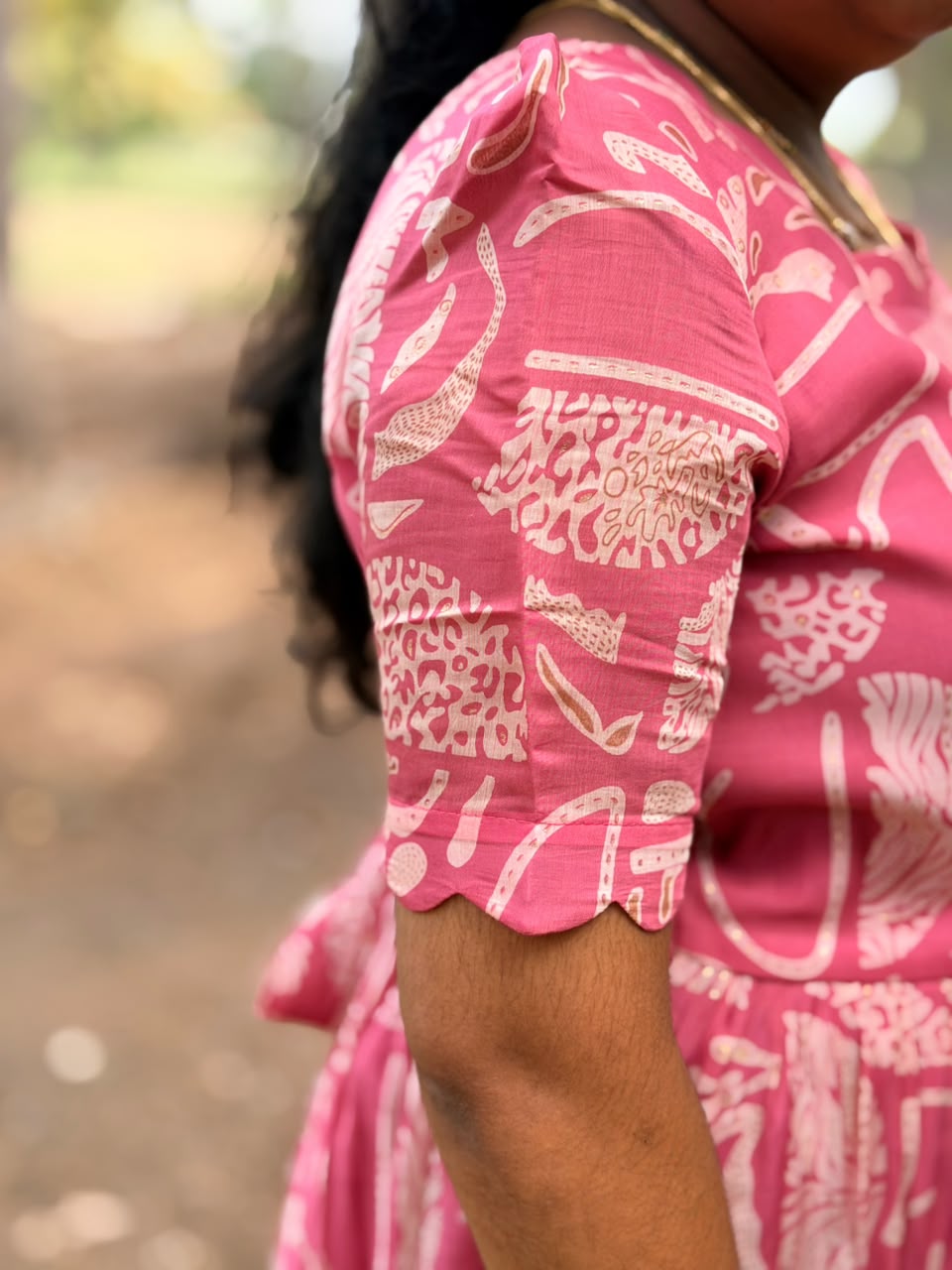 roselle print maxi