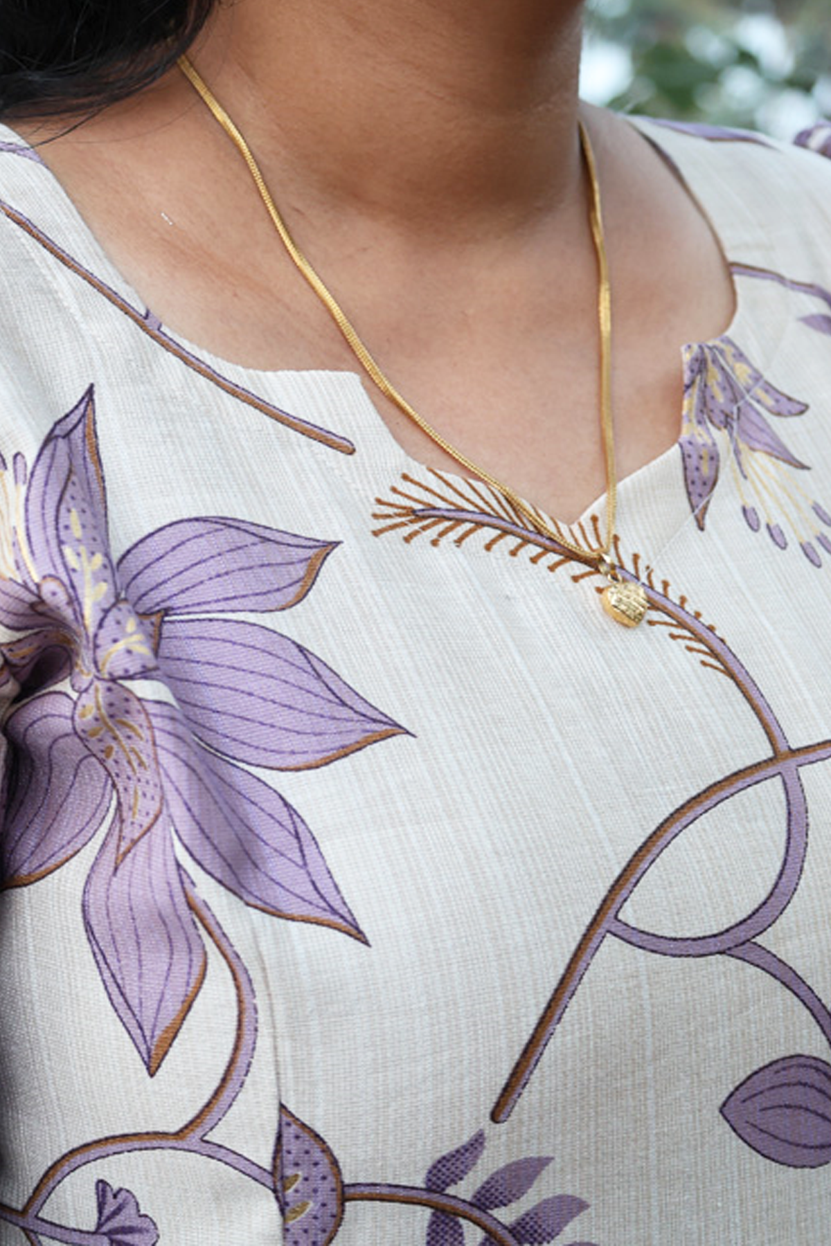 lavender flower long maxi